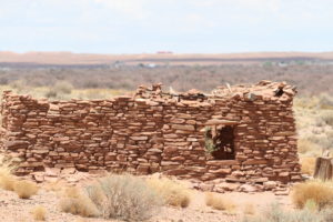 Adobe brick houses in Homolovi, an active archeological dig