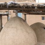 Taos kilns/ovens, made of adobe mud and straw